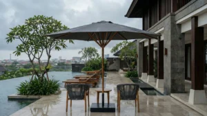 Solaro octagonal aluminium parasol
