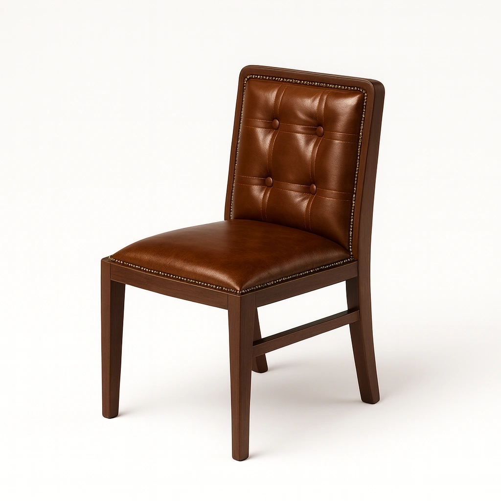 restaurant leather dining chair