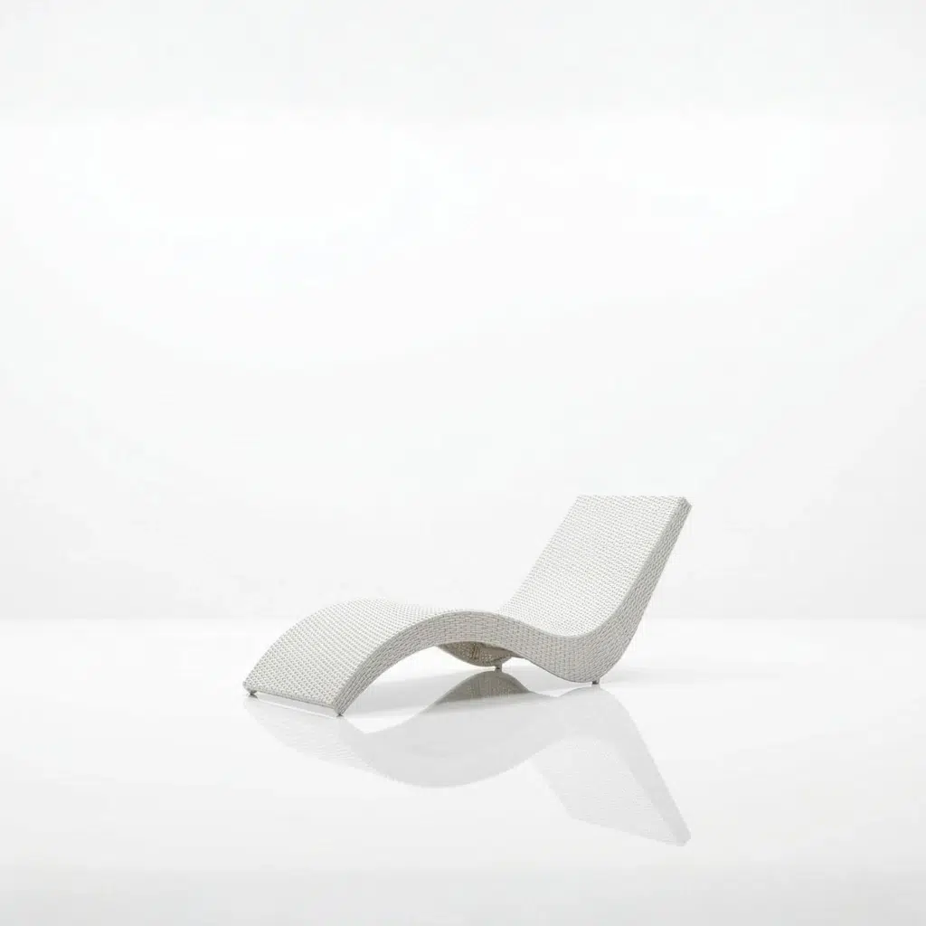 wicker wave sun lounger supplier Malaysia