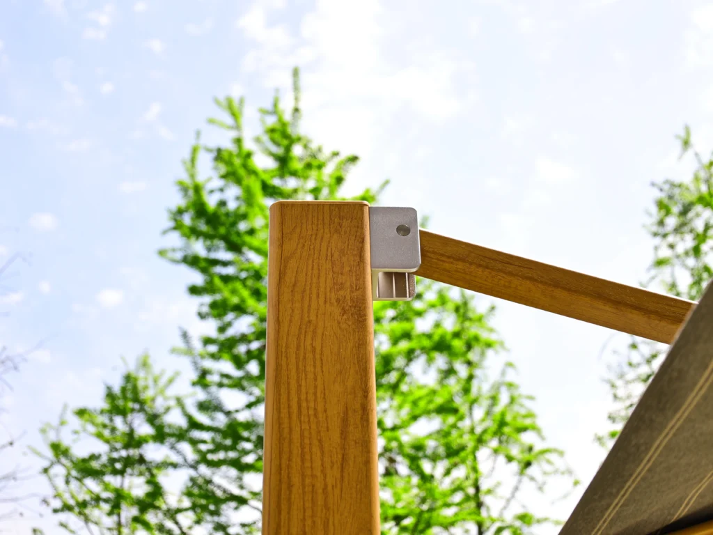 wood powder coating for parasols 