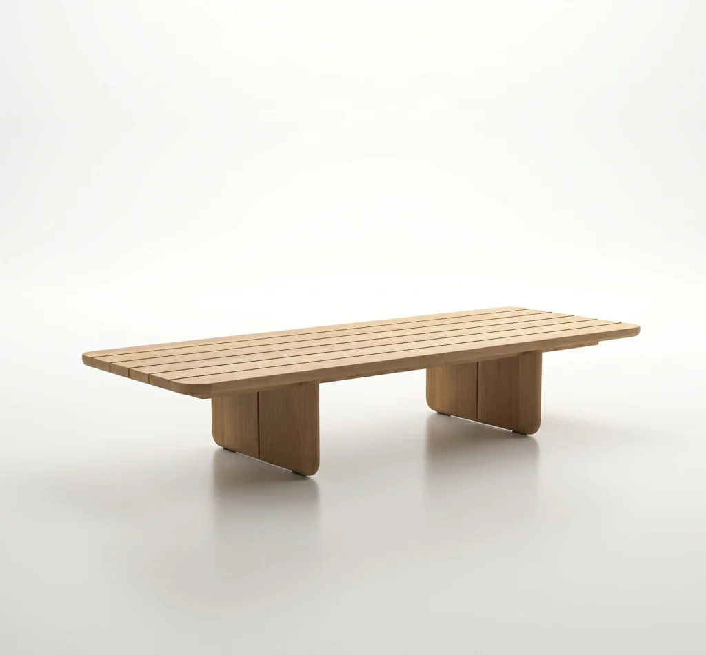 NUSA TEAK OUTDOOR COFFEE TABLE