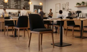 How to select restaurant furniture Black Upholstery Chair