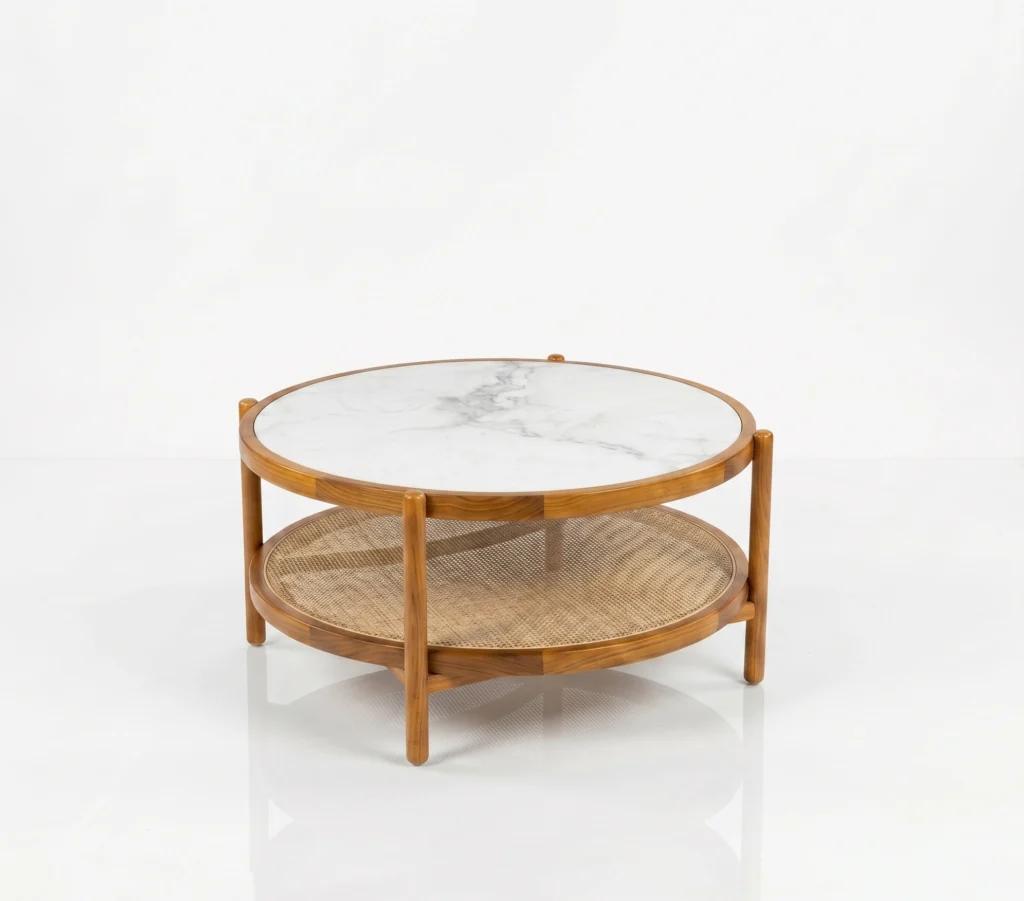 outdoor teak coffee table
