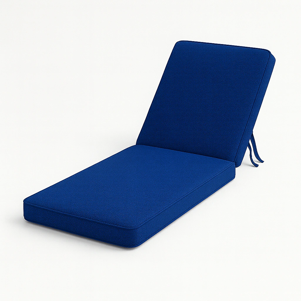 Forest green outdoor sun lounger cushion for Maldives resort pool decks
